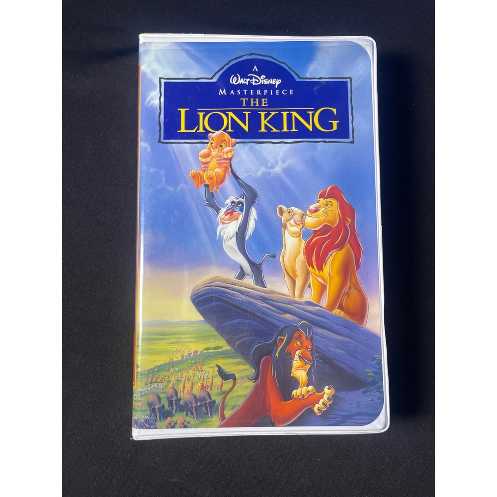 Walt Disney Masterpiece The Lion King VHS Tape Animated Classic‎ Movie